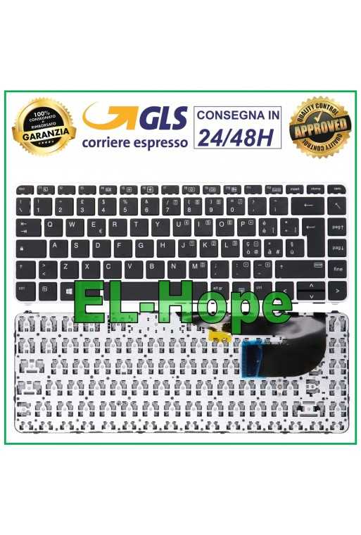 TASTIERA KEYBOARD ITALIANA NOTEBOOK HP ELITEBOOK 745 840 G3 G4 FRAME SILVER TASTIERA KEYBOARD ITALIANA NOTEBOOK HP ELITEBOOK 745 840 G3 G4 FRAME SILVER