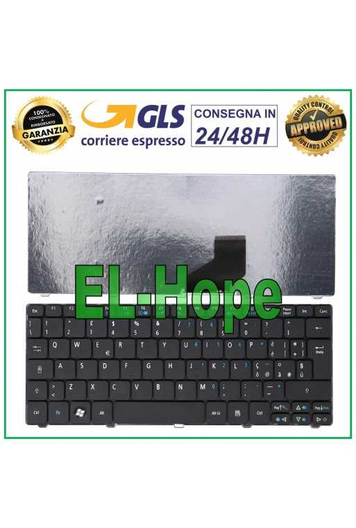 TASTIERA ITA PER NOTEBOOK ACER ASPIRE ONE 521 522 532 533 532H D255 D260 NERA TASTIERA ITA PER NOTEBOOK ACER ASPIRE ONE 521 522 532 533 532H D255 D260 NERA