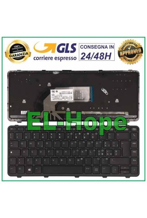 TASTIERA ORIGINALE ITALIANA + FRAME NOTEBOOK HP PROOBOK G1 G2 430 440 445 NERA TASTIERA ORIGINALE ITALIANA + FRAME NOTEBOOK HP PROOBOK G1 G2 430 440 445 NERA