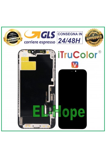 DISPLAY LCD iTruColor HD INCELL PER APPLE IPHONE 12 /12 PRO TOUCH SCREEN SCHERMO