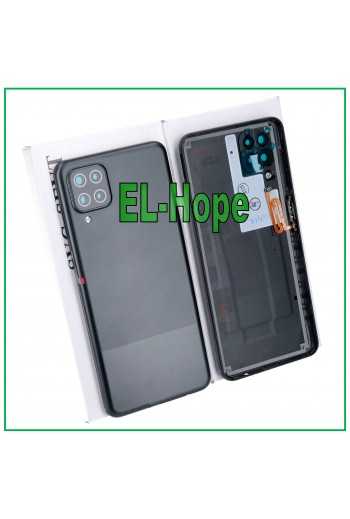 COPRI BATTERIA ORIGINALE SAMSUNG GALAXY A12 SM-A127 SCOCCA CASE POSTERIORE NERO