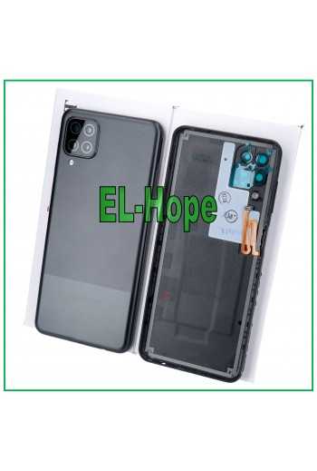 COPRI BATTERIA ORIGINALE SAMSUNG GALAXY A12 SM-A127 SCOCCA CASE POSTERIORE NERO
