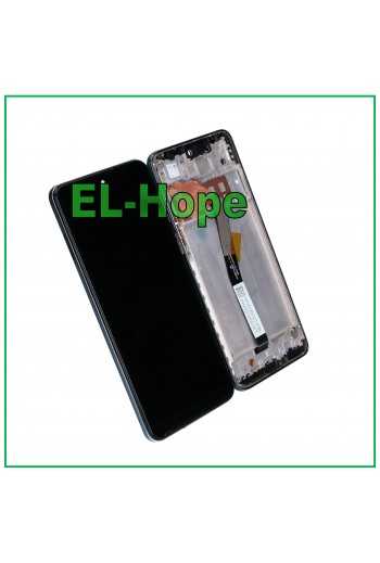 DISPLAY TOUCH LCD FRAME PER XIAOMI REDMI NOTE 9 PRO /9 PRO MAX / 9S M2003J6 NERO