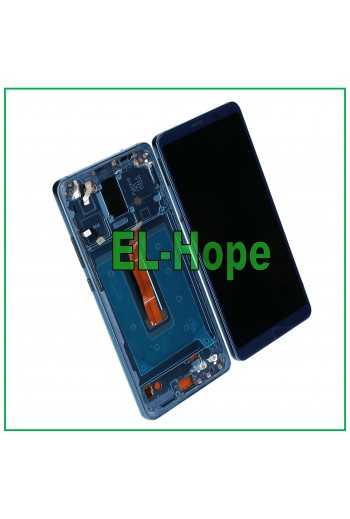 DISPLAY OLED FRAME PER HUAWEI MATE 10 PRO BLA-L09 L29 TOUCH VETRO SCHERMO BLU