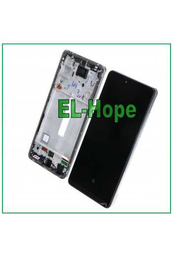 DISPLAY LCD OLED x SAMSUNG GALAXY A52 5G 2021 SM-A525F A526B TOUCH FRAME BIANCO