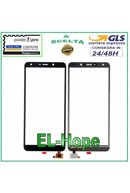 TOUCH SCREEN VETRO PER WIKO Y61 W-K560 VETRINO NERO TOUCH SCREEN VETRO PER WIKO Y61 W-K560 VETRINO NERO