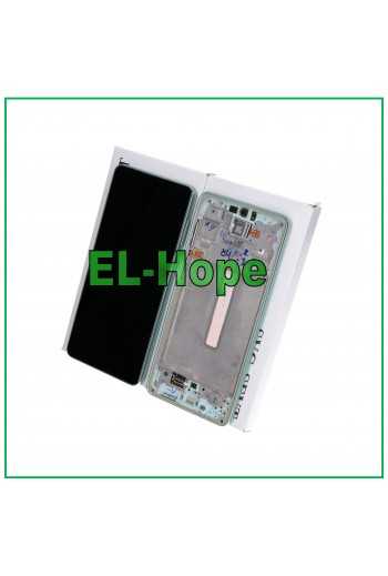DISPLAY TOUCH LCD ORIGINALE 100% SAMSUNG GALAXY A73 5G SM-A736 FRAME VERDE GREEN