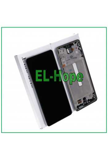 DISPLAY TOUCH LCD ORIGINALE SAMSUNG GALAXY A73 5G 2022 SM A736 A736B FRAME NERO