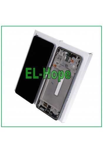 DISPLAY TOUCH LCD ORIGINALE SAMSUNG GALAXY A73 5G 2022 SM A736 A736B FRAME NERO