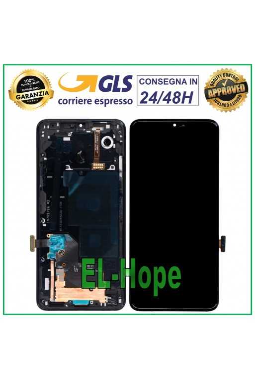 DISPLAY LCD + FRAME PER LG G7 ONE G7-FIT LMQ850EM TOUCH SCREEN SCHERMO NERO DISPLAY LCD + FRAME PER LG G7 ONE G7-FIT LMQ850EM TOUCH SCREEN SCHERMO NERO