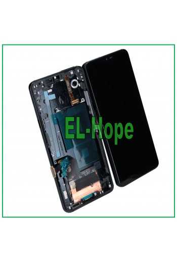 DISPLAY LCD + FRAME PER LG G7 ONE G7-FIT LMQ850EM TOUCH SCREEN SCHERMO NERO