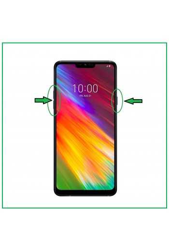 DISPLAY LCD + FRAME PER LG G7 ONE G7-FIT LMQ850EM TOUCH SCREEN SCHERMO NERO