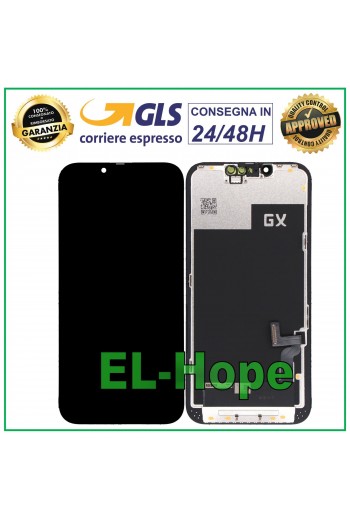 DISPLAY LCD HARD OLED PER APPLE IPHONE 13 TOUCH SCREEN VETRO GX ORIGINALE