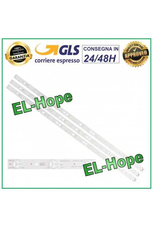 KIT 3 BARRE LED TV 32" LB927DX LED315D10-07(B) 30331510219 CHANGHONG JVC HAIER KIT 3 BARRE LED TV 32" LB927DX LED315D10-07(B) 30331510219 CHANGHONG JVC HAIER