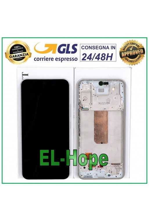 DISPLAY LCD TOUCH ORIGINALE 100% SAMSUNG GALAXY A54 5G 2023 SM-A546 FRAME BIANCO DISPLAY LCD TOUCH ORIGINALE 100% SAMSUNG GALAXY A54 5G 2023 SM-A546 FRAME BIANCO