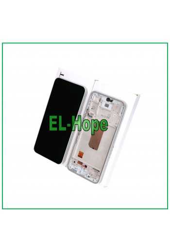 DISPLAY LCD TOUCH ORIGINALE 100% SAMSUNG GALAXY A54 5G 2023 SM-A546 FRAME BIANCO