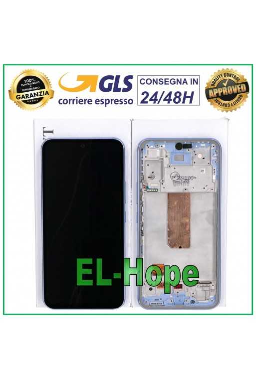 DISPLAY LCD TOUCH ORIGINALE 100% SAMSUNG GALAXY A54 5G 2023 SM-A546 FRAME VIOLA DISPLAY LCD TOUCH ORIGINALE 100% SAMSUNG GALAXY A54 5G 2023 SM-A546 FRAME VIOLA