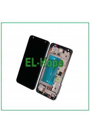 DISPLAY TOUCH LCD + FRAME PER LG K40 LMX420EMW VETRO SCHERMO MONITOR SILVER