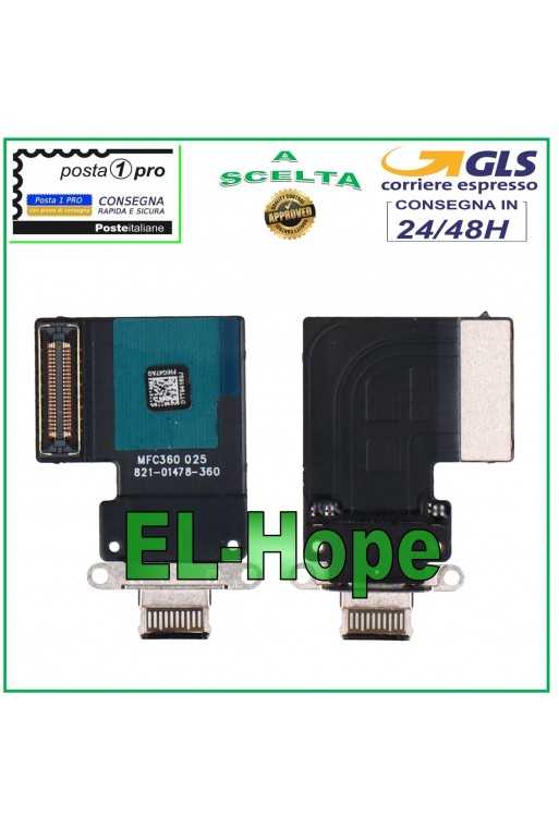 CONNETTORE RICARICA IPAD PRO 11 2018 A1934 A1980 A2013 FLAT FLEX DI CARICA NERO CONNETTORE RICARICA IPAD PRO 11 2018 A1934 A1980 A2013 FLAT FLEX DI CARICA NERO