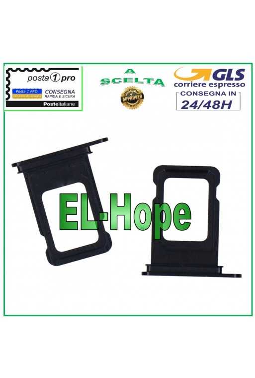 SLOT CARRELLO VANO PORTA NANO SIM CARD ALLOGGIO SCHEDA PER APPLE IPHONE 12 NERO SLOT CARRELLO VANO PORTA NANO SIM CARD ALLOGGIO SCHEDA PER APPLE IPHONE 12 NERO