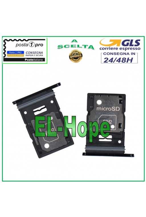 SLOT CARRELLO VANO SCHEDA SIM CARD + MICRO SD SAMSUNG GALAXY A53 5G SM-A536 NERO SLOT CARRELLO VANO SCHEDA SIM CARD + MICRO SD SAMSUNG GALAXY A53 5G SM-A536 NERO