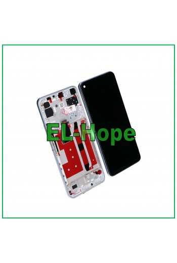 DISPLAY FRAME TOUCH SCREEN PER HUAWEI NOVA 7 SE CDY-AN00 SCHERMO VETRO SILVER