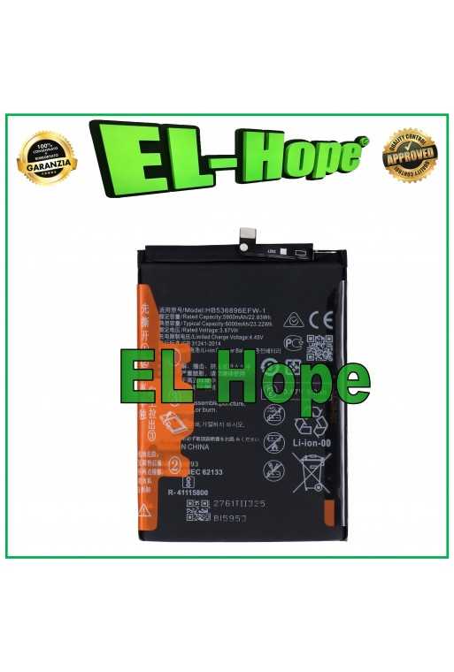 BATTERIA HB536896EFW PER HUAWEI NOVA Y70 MGA-LX3 L29BNX2 4700 mAh PARI ORIGINALE BATTERIA HB536896EFW PER HUAWEI NOVA Y70 MGA-LX3 L29BNX2 4700 mAh PARI ORIGINALE