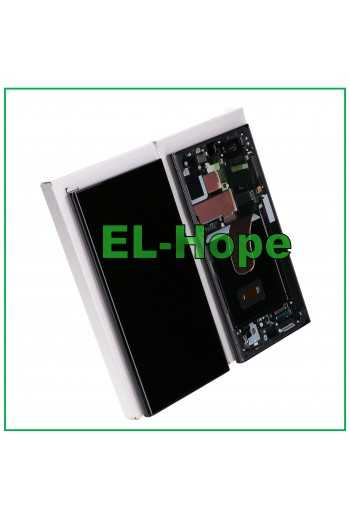 DISPLAY LCD ORIGINALE SERVICE SAMSUNG GALAXY S23 ULTRA SM-S918 TOUCH SCREEN NERO