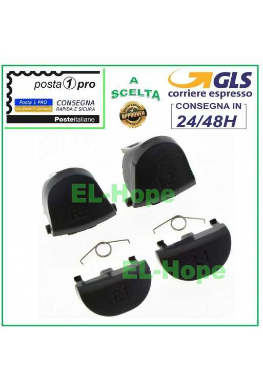 SET PULSANTI LEVA DI RICAMBIO L1 L2 R1 R2 + MOLLE PER CONTROLLER PS4 PRO JDM-040 SET PULSANTI LEVA DI RICAMBIO L1 L2 R1 R2 + MOLLE PER CONTROLLER PS4 PRO JDM-040