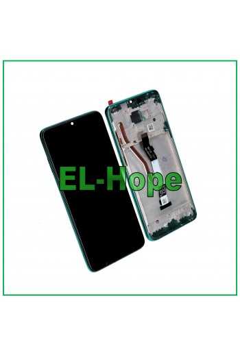 DISPLAY TOUCH LCD FRAME PER XIAOMI REDMI NOTE 8 PRO M1906G7G VETRO VERDE GREEN