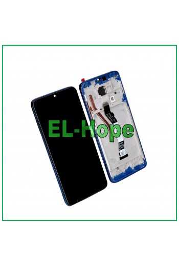 DISPLAY TOUCH LCD FRAME PER XIAOMI REDMI NOTE 8 PRO M1906G7G SCHERMO VETRO BLU