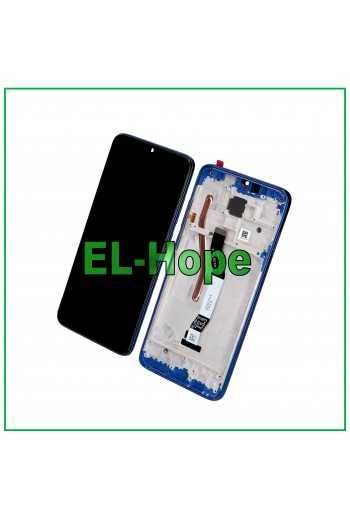 DISPLAY TOUCH LCD FRAME PER XIAOMI REDMI NOTE 8 PRO M1906G7G SCHERMO VETRO BLU