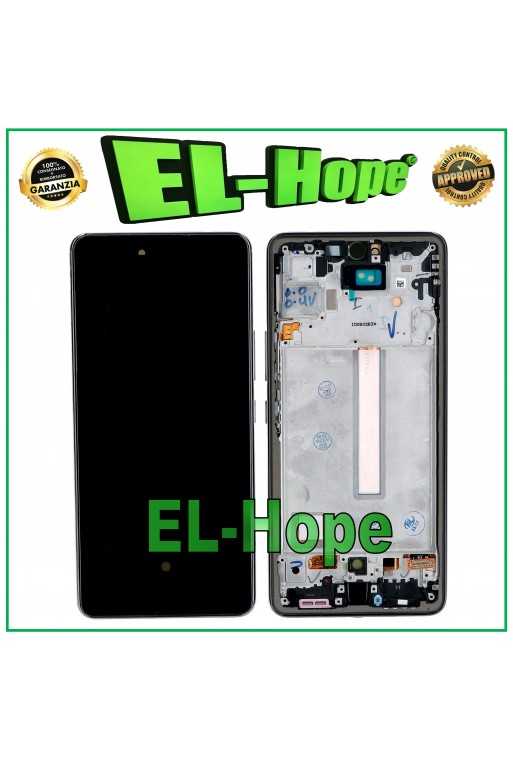 DISPLAY LCD OLED PER SAMSUNG GALAXY A53 5G 2022 SM A536 A536B TOUCH FRAME NERO DISPLAY LCD OLED PER SAMSUNG GALAXY A53 5G 2022 SM A536 A536B TOUCH FRAME NERO