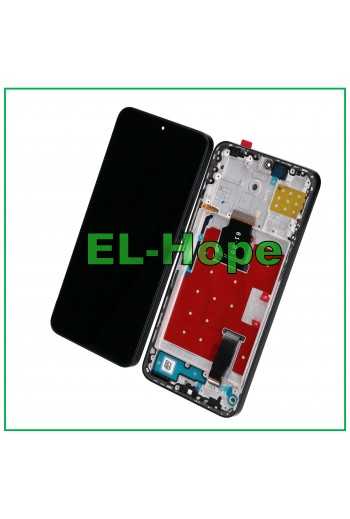 DISPLAY LCD + FRAME PER HONOR X8A CRT-LX1 LX2 TOUCH SCREEN SCHERMO VETRO NERO