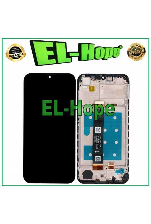DISPLAY FRAME PER HUAWEI Y5 2019 AMN-LX1 LX2 LX3 LX9 TOUCH SCHERMO VETRO NERO DISPLAY FRAME PER HUAWEI Y5 2019 AMN-LX1 LX2 LX3 LX9 TOUCH SCHERMO VETRO NERO