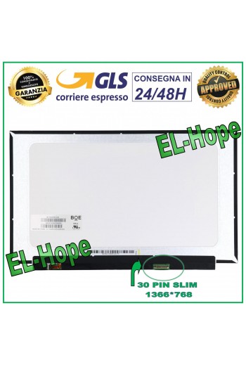 DISPLAY LCD PER NOTEBOOK HP 15S-FQ SERIES 15.6" 30 PIN SLIM 1366*768 SCHERMO LED