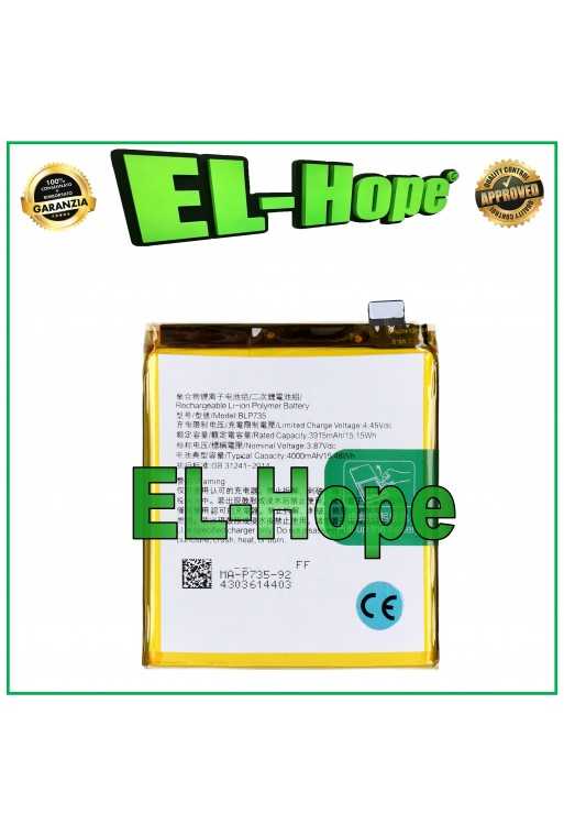 BATTERIA BLP735 PER OPPO RENO 2 CPH1907 PCKM00 4000 mAh PARI ORIGINALE BATTERIA BLP735 PER OPPO RENO 2 CPH1907 PCKM00 4000 mAh PARI ORIGINALE
