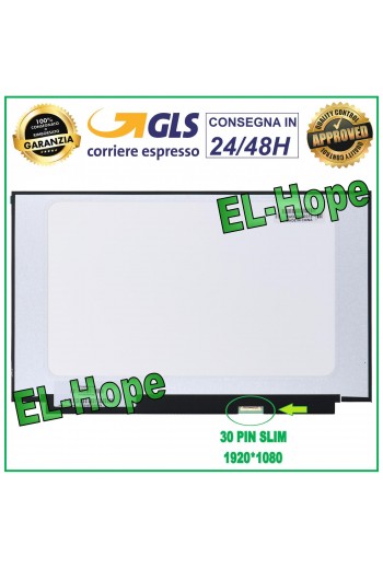DISPLAY LP156WFC(SP)(D1) LCD NOTEBOOK 15.6 30 PIN SLIM 1920*1080 SCHERMO FHD LED