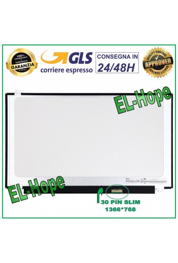 DISPLAY LCD PER DELL VOSTRO 15 3000 NOTEBOOK 15.6" 30 PIN SLIM 1366*768 SCHERMO