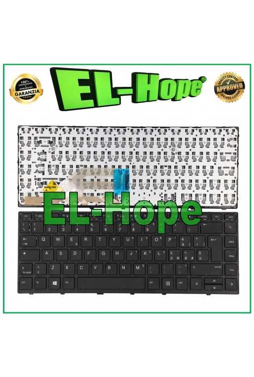TASTIERA ITALIANA KEYBOARD PER NOTEBOOK HP PROBOOK G5 SERIES 430 440 NERA TASTIERA ITALIANA KEYBOARD PER NOTEBOOK HP PROBOOK G5 SERIES 430 440 NERA