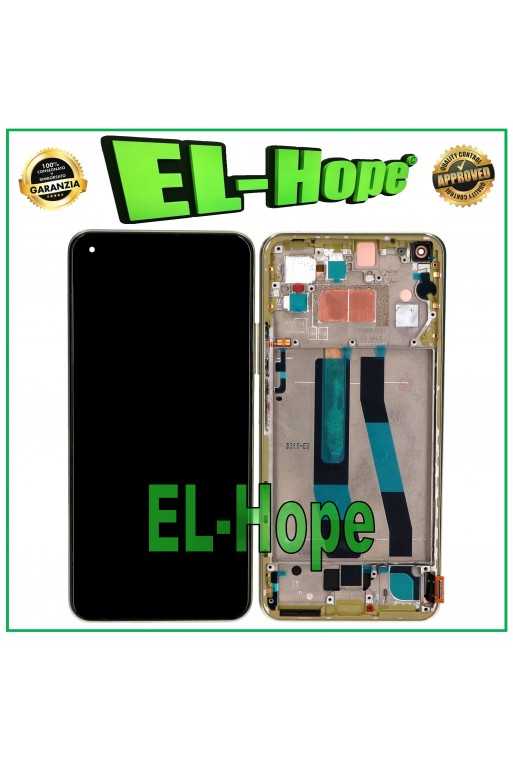 DISPLAY LCD OLED + FRAME PER XIAOMI MI 11 LITE 4G 5G NE M2101K9AG TOUCH GIALLO DISPLAY LCD OLED + FRAME PER XIAOMI MI 11 LITE 4G 5G NE M2101K9AG TOUCH GIALLO