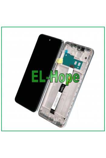 DISPLAY LCD PER XIAOMI POCO M2 PRO MZB9623IN M2003J6CI SCHERMO FRAME SILVER