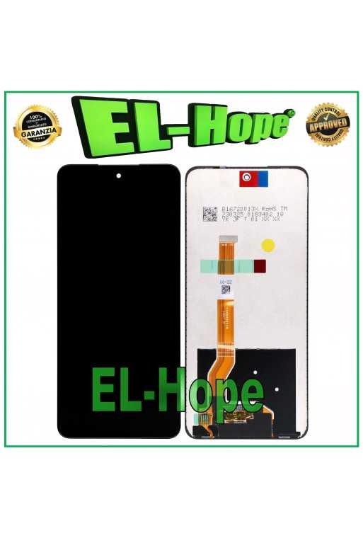 DISPLAY LCD PER OPPO REALME C55 RMX3710 TOUCH SCREEN VETRO SCHERMO ASSEMBLATO