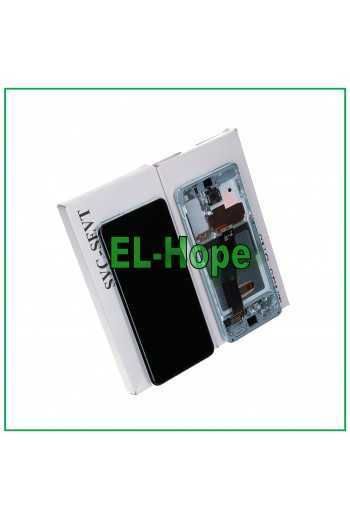 DISPLAY LCD + FRAME ORIGINALE SAMSUNG GALAXY S20 SM-G980 G981 TOUCH SCREEN BLU