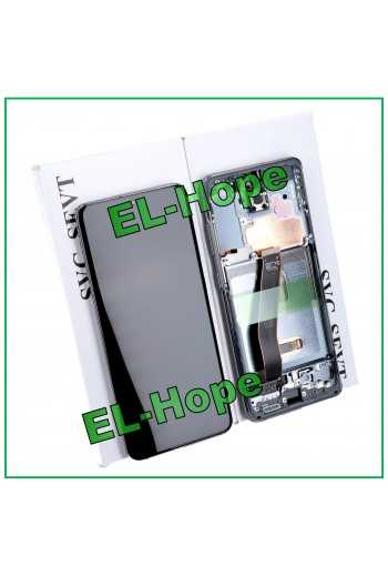 DISPLAY LCD + FRAME ORIGINALE SAMSUNG GALAXY S20 SM-G980 G981 TOUCH NERO GRAY