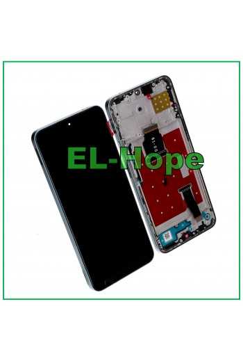DISPLAY LCD + FRAME PER HONOR X8A CRT-LX1 LX2 TOUCH SCREEN SCHERMO VETRO GREY