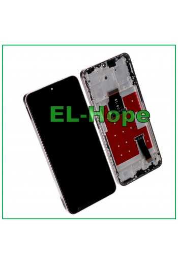 DISPLAY LCD FRAME PER HONOR X8A CRT-LX1 CRT-LX2 TOUCH SCREEN SCHERMO VETRO ROSA