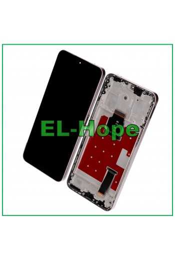 DISPLAY LCD FRAME PER HONOR X8A CRT-LX1 CRT-LX2 TOUCH SCREEN SCHERMO VETRO ROSA