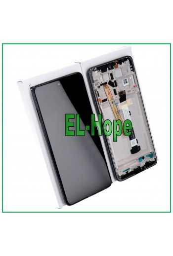 DISPLAY LCD + FRAME ORIGINALE XIAOMI POCO X3 NFC M2007J20CI TOUCH SCREEN NERO