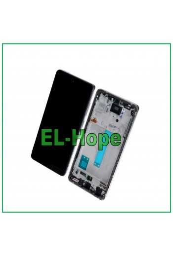 DISPLAY LCD TFT PER SAMSUNG GALAXY A52 5G 2021 SM-A525F A526B TOUCH FRAME BIANCO